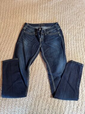Silver Jeans Dark Indigo Skinny Jeans